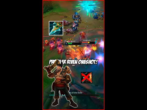 Riven vs Gangplank ONESHOT! 💥