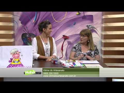 Mulher.com - 25/02/2016 - Pintura em tecido - Beth Matteelli PT1