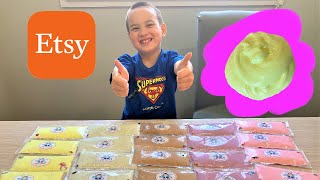 Making Pastel Glossy Slime for Etsy store and Door Knocking| How To Sell Slime on Etsy in Australia.
