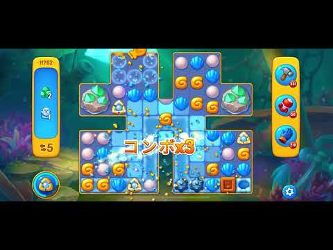 Fishdom level 11762 no boosters フィッシュダム ノーマル