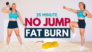 35 Min Low Impact High Calorie Burn No Repeat | No Jumping
