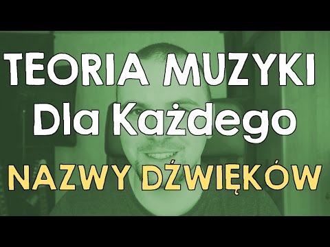 TEORIA MUZYKI od podstaw dla Każdego! - Lekcja 1 - Nazwy dźwięków