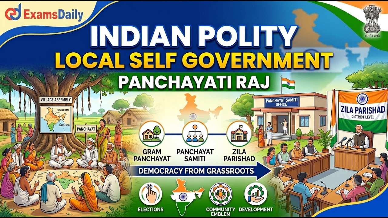 TNPSC 2026 Idian Polity - Local self government and panchayati raj