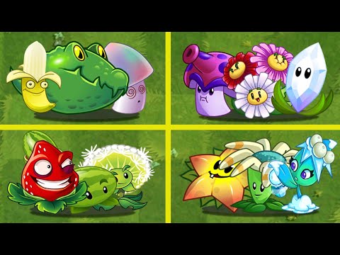 Random 4 Team Plants Launch + Other Plant Battles - Who Will Win? - PvZ 2 Team Plants vs Team Plants