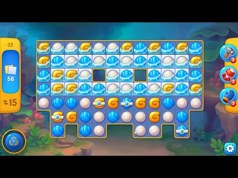 Fishdom level 32 - 15 Moves - No Boosters