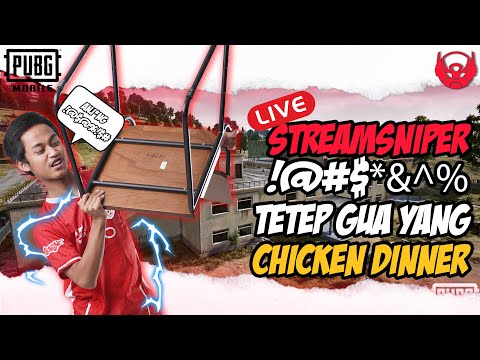 STREAMSNIPER PADA CUPU!! MAIN KLASIK LEBIH KERAS DARI PMPL - PUBG MOBILE INDONESIA