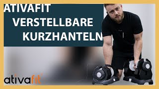 AtivaFit 2,5Kg bis 25 Kg Verstellbare Kurzhanteln - Homegym Equipment Review