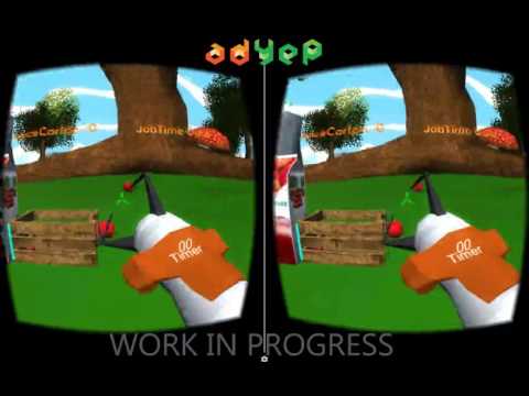 Fruit Crush VR Game Video
