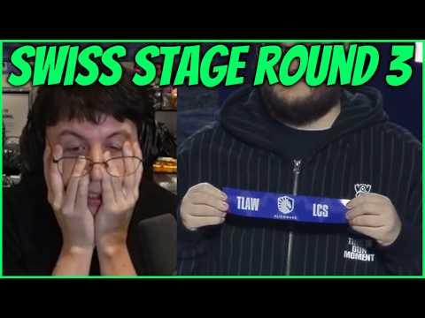 NICK DOES IT AGAIN | CAEDREL REACTS TO SWISS STAGE DRAW - ROUND 3