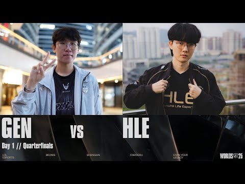 GEN vs HLE | WORLDS 2025 | Quarterfinals | Game 1 | Gen.G Esports vs Hanwha Life Esports