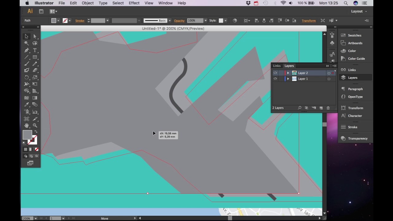 04/11 Defining areas — Graphic Design: Create a Vector City Map
