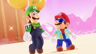 Mario Finally reaches Level 50 in Luigi&#39;s Balloon World - Super Mario Odyssey
