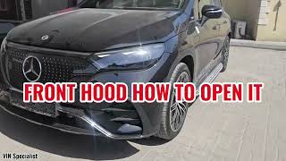 MERCEDES EQE 350 BONNET LEVER