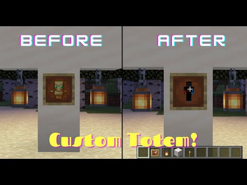HOW TO GET A CUSTOM TOTEM OF UNDYING TEXTURE (Minecraft 1.19+)