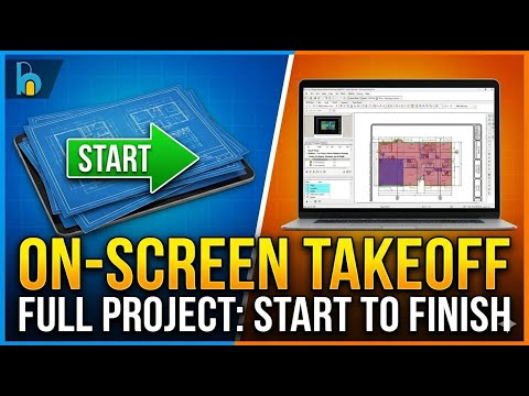 Complete Quantity Takeoff Tutorial – Full Project On-Screen Estimating (Start to Finish)