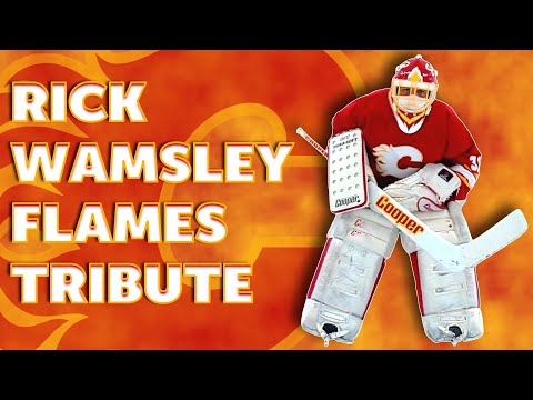 1989-90 Rick Wamsley Calgary Flames Tribute  | Vintage Cooper Beer League GoPro Goalie