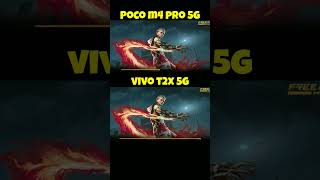 Download lagu Poco m4 pro 5g VS Vivo t2x 5g || free fire opening test || 🎮 #shorts #viralshorts mp3