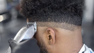 MID FADE TUTORIAL  ON CURLY HAIR (HOW TO)