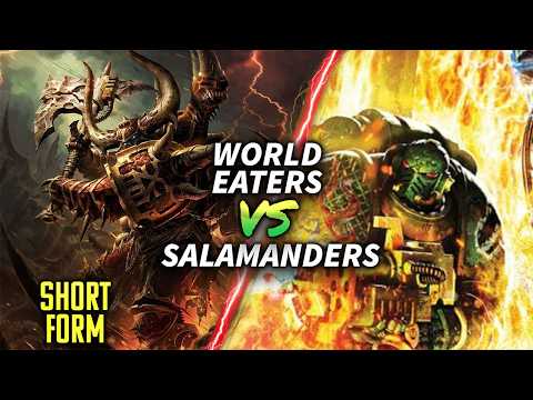 Salamanders vs World Eaters RBF81 #warhammer40k  #battlereport