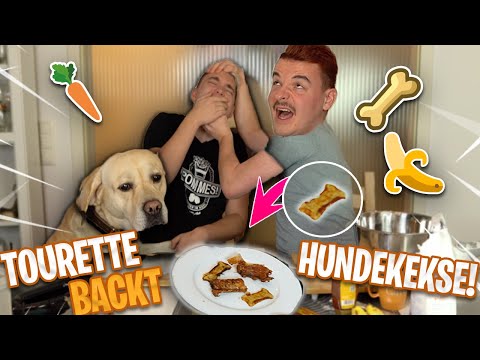 Tourette backt und TESTET Hundeerlebniskekse für Henry und Tim