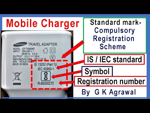 Mobile charger पर बने निशानों का मतलब Symbols on smartphone charger Video