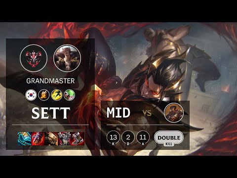 Sett Mid vs Viktor - KR Grandmaster Patch 11.9