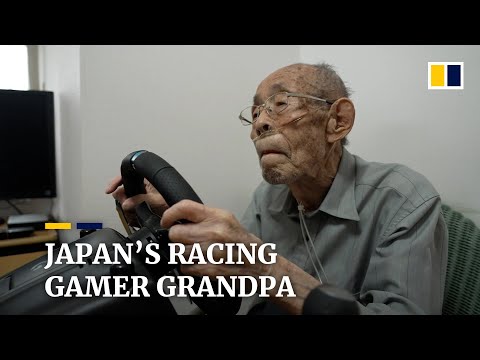 93-year-old Japanese ex-taxi driver becomes YouTube legend at racing games