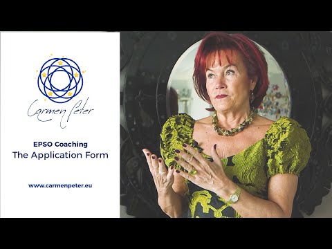 Carmen Peter - EPSO Application Form