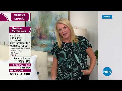 HSN | Concierge Bedding Collection 17th Anniversary 08.09.2022 - 04 AM