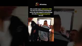 Download lagu Jennifer Lopez Didn t Notice This Little Fan Until Her Bodyguard Stepped Inb #shorts mp3