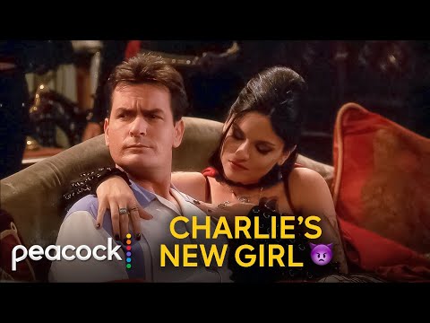 Two and a Half Men | Charlie's New Girlfriend Gives Alan The Creeps
