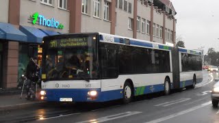 preview picture of video '[Sound] Bus MAN NG 263 (Wagennr. 5612) der Niederrheinische Verkehrsbetriebe AG, Moers'