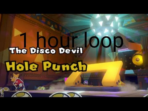 the disco devil hole puncher with lyrics paper mario the origami king cover 1 hour version