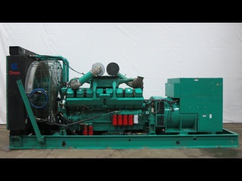 Cummins 1100 kW, KTA50-G2 engine, sound enclosure, 525 hrs, '99 - CSDG # 2082