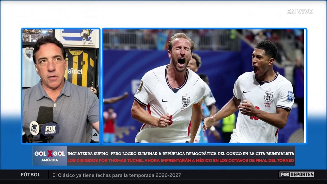 😳 INGLATERRA 2-1 RD CONGO | La Selección Inglesa sufrió y Harry Kane la salvó | GolXGol