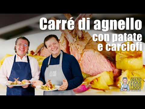 CARRÉ DI AGNELLO CON PATATE E CARCIOFI - Il trionfo del gusto
