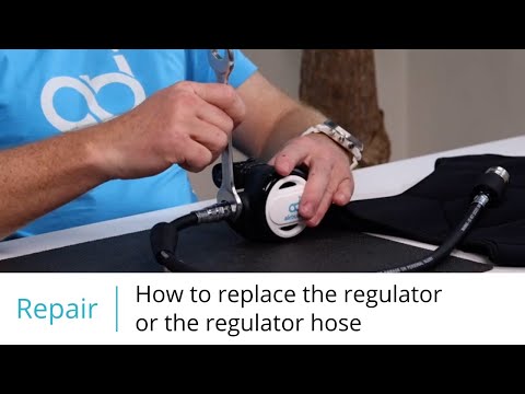 How to replace the regulator or the regulator hose