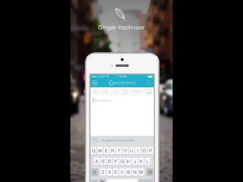 Ginger Page for iOS -- Rephraser