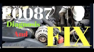 HOW TO FIX ANY CAR WITH A P0087 Code- Fuel Rail/System Pressure Too Low- FAST AND EASY