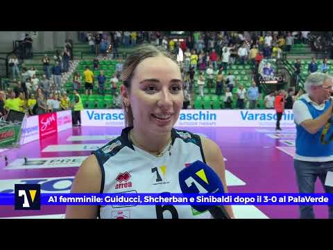 🎙️🟡🔵 MIXED ZONE | A1 femminile: Guiducci, Shcherban e Sinibaldi dopo il debutto al PalaVerde