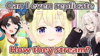 Watame trying to learn how Subaru and Botan streams [hololive/ENG Subs]