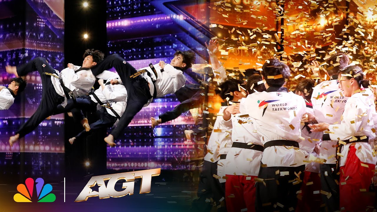 Golden Buzzer: World Taekwondo Demonstration Team Shocks the Judges | America's Got Talent