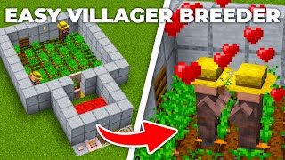 Easiest & Best Villager Breeder in 1.20 Minecraft! | Infinite Villager Breeder Minecraft Tutorial