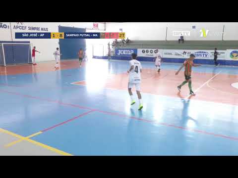 SÃO JOSÉ (AP) x SAMPAIO FUTSAL (MA) - TAÇA BRASIL DE  FUTSAL