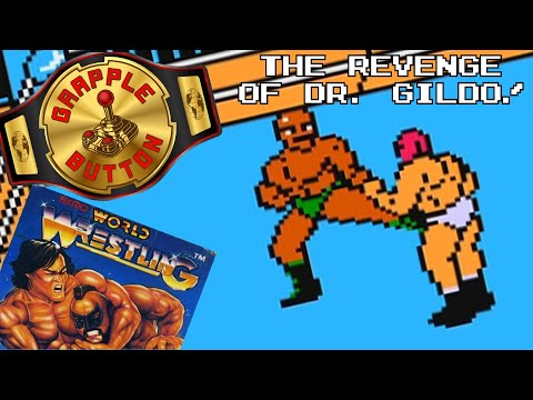 Tecmo World Wrestling (NES, 1990) GRAPPLE BUTTON