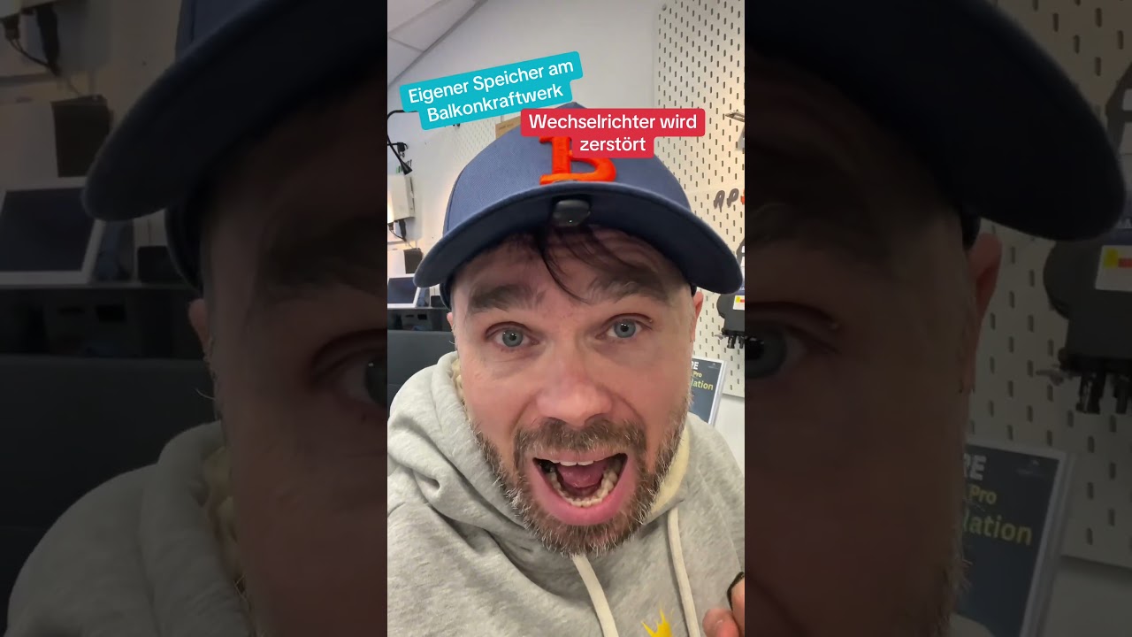 Eigener Akku für Balkonkraftwerke - Wechselrichter wird zerstört