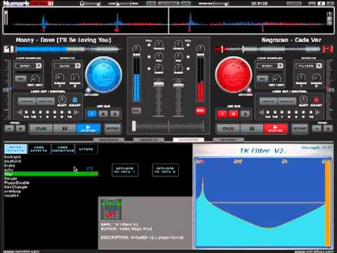 mezcla electronica en virtual dj(numark cue)  facil y sencillo(descarga free numark cue skin)