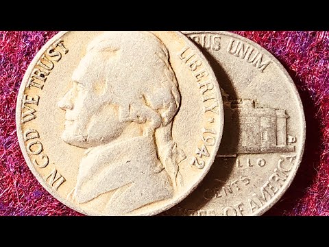 Value of 1942 Nickel (75% copper, 25% nickel)