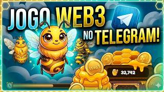 TESTEI jogo Web3 no Telegram: Bee’s Empire! Dá pra GANHAR DINHEIRO mesmo? ????????