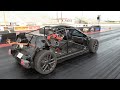 The World S Lightest Tesla Plaid Goes To The Drag Strip